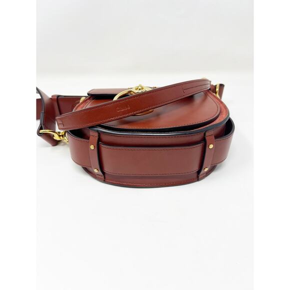 Chloe Small Tess Bag Brown Leather - Picture 8 of 11